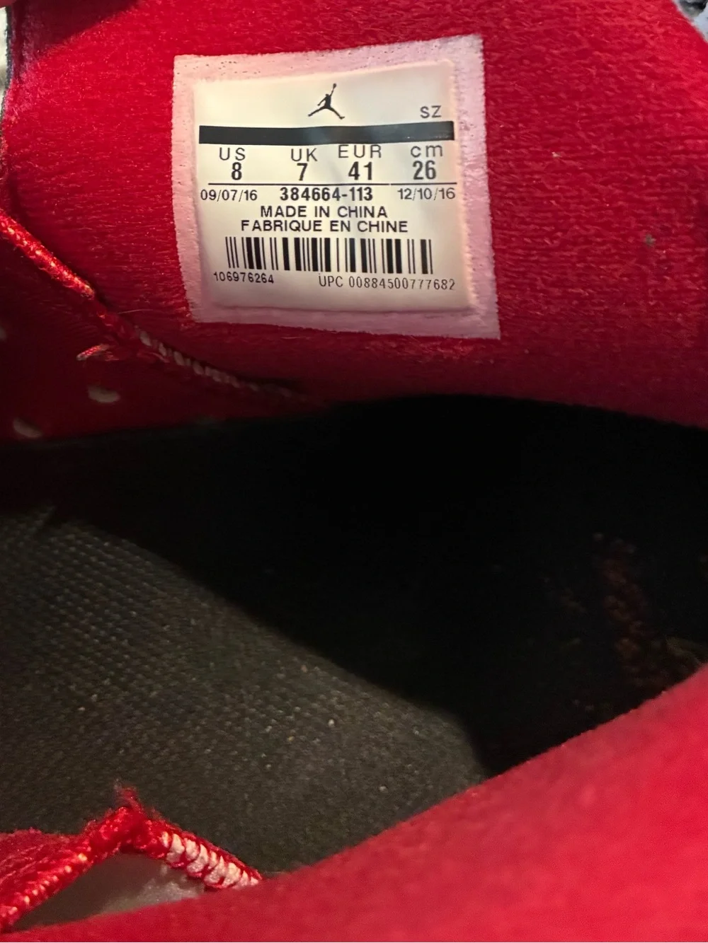 Air Jordan 6 Retro Alternate Hare (release 2017) Size 8